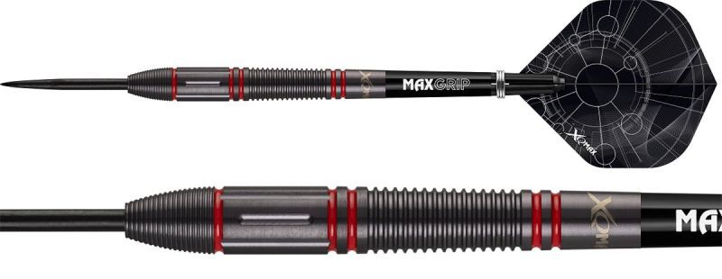 XQMAX Velocity Rot M2 90% Steeldarts 22/24/26 Gramm Steeldarts