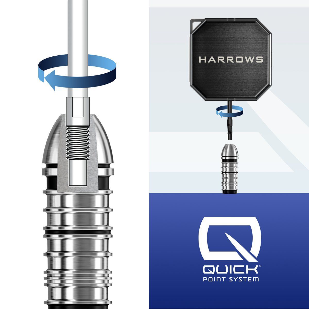 Harrows Premium Quick Point Tool Schlüssel Werkzeug
