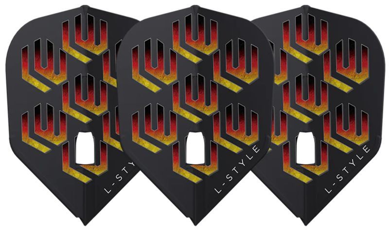 L-Style Champagne Flights Pro Lukas Wenig Black L3 Shape Flights