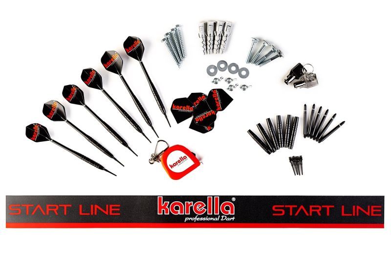 Machine à fléchettes électronique Karella E-MASTER – Modèle sur pied et mural E-Dartscheibe