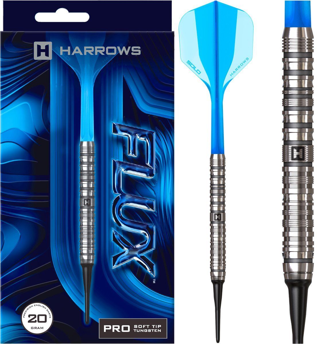 Harrows Flux Tungsten Pro Softdarts 20 Gram Softdarts