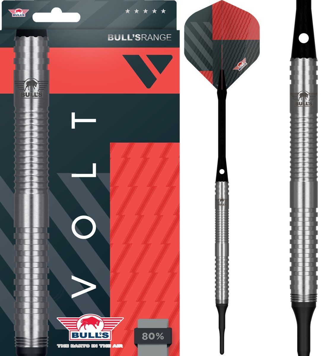 Bull´s Volt Red 80% Softdarts 21 Gramm Softdarts