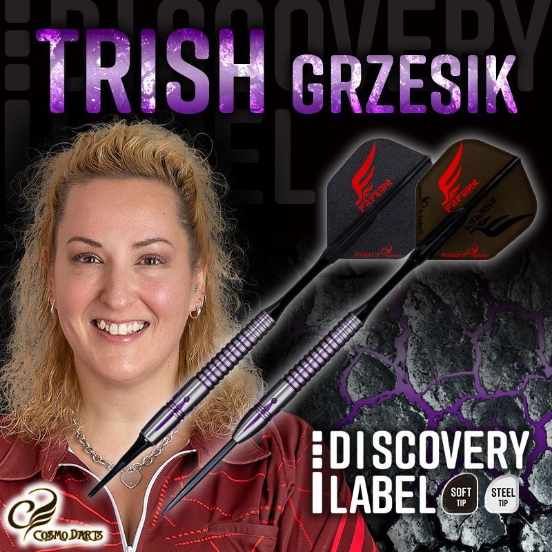 Cosmo Darts Discovery Label Trish Grzesik Steeldarts 23 Gramm Steeldarts