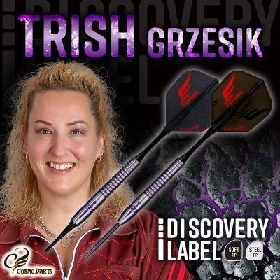 Cosmo Darts Discovery Label Trish Grzesik Steeldarts 23 Gramm Steeldarts