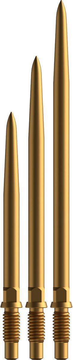 Bull´s CP Points Smooth Gold Steel Point 28/36/44 mm Wechselspitzen