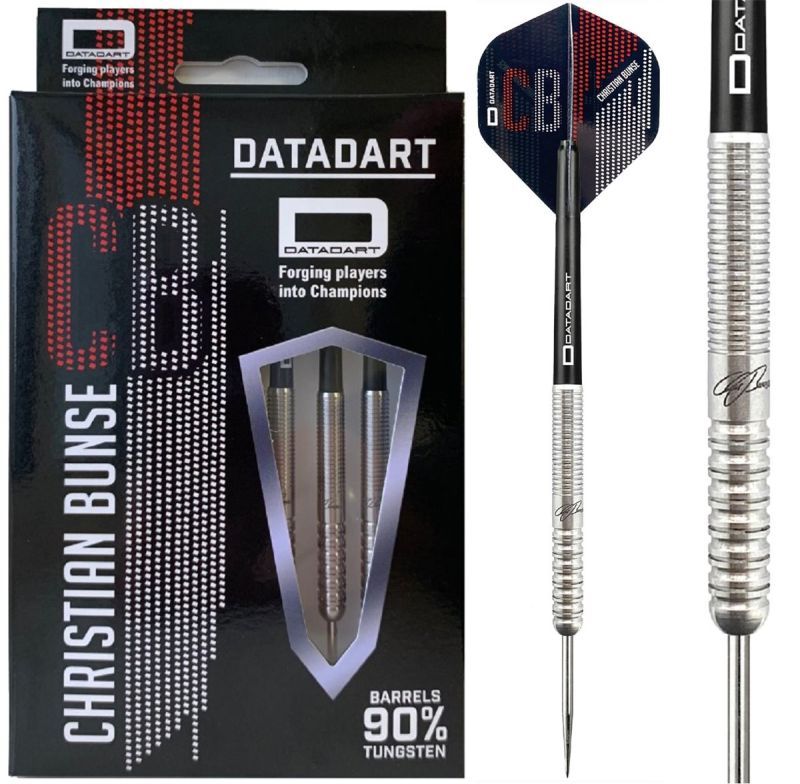 Datadart Christian Bunse Darts 90% Steel Dartpfeile 21/23/25 Gramm Steeldarts