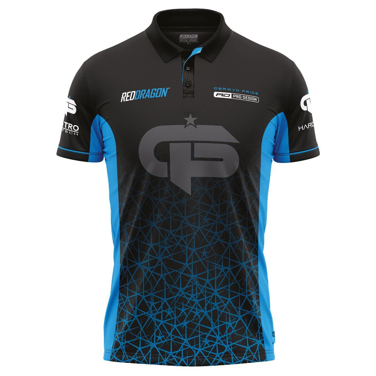 Reddragon Gerwyn Price Iceman Tour Polo Dart Shirt M2XL Shirts X072x