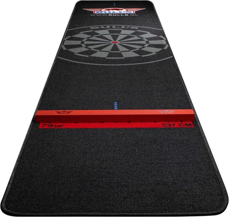 Bull's Carpet Dartteppich 300 x 60 cm mit Holz-Oche Dart Schutzmatte