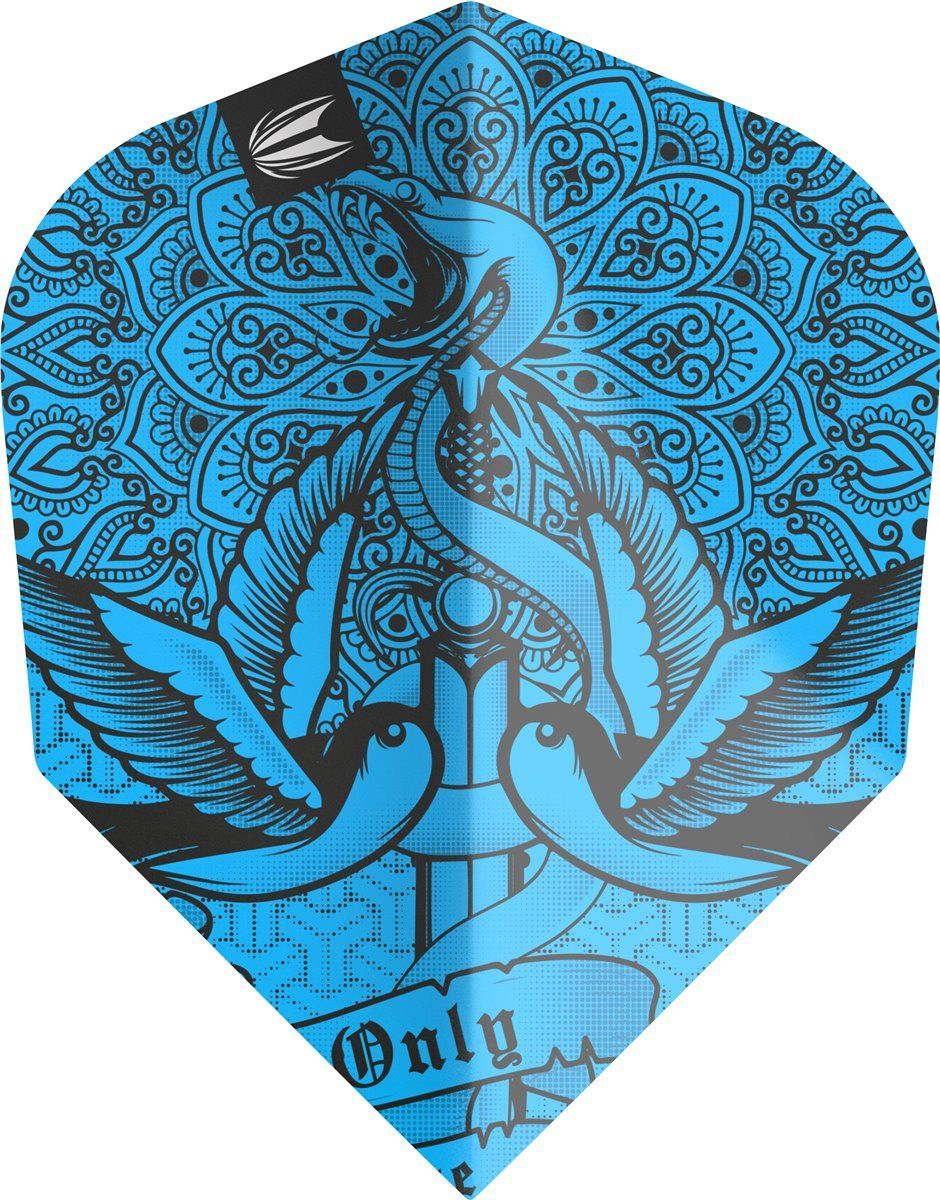 Target Vision Ultra Ink Blau Flights NO6 Shape Flights