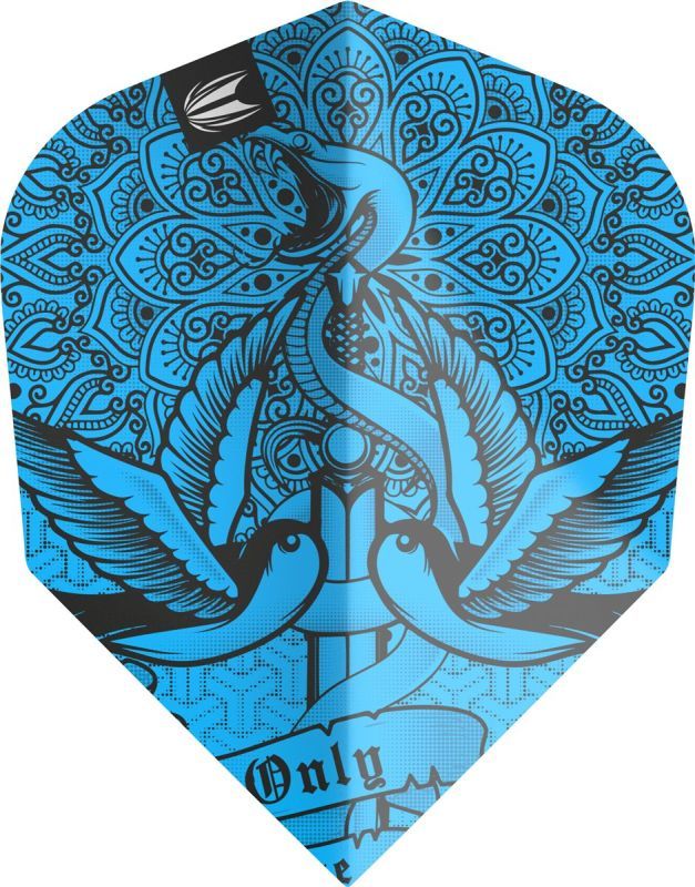 Target Vision Ultra Ink Blau Flights NO6 Shape Flights