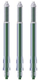 Cuesoul AK7 Tero Dart Shaft Weiß Shafts