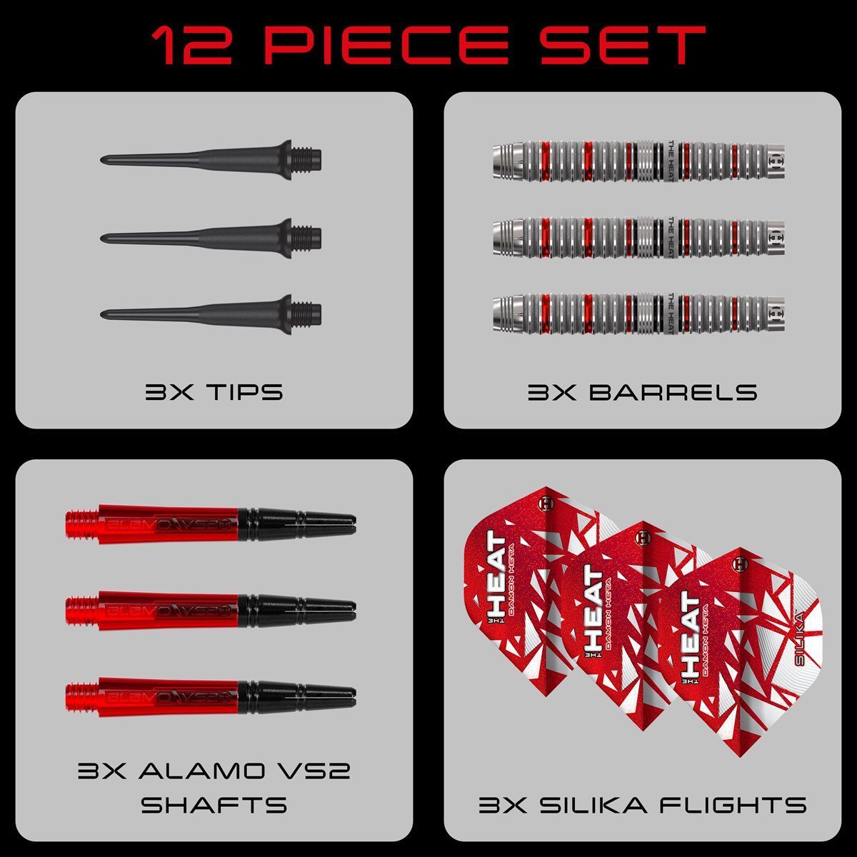 Harrows Damon Heta G4 90% Softdarts 18/20 Gramm Softdarts