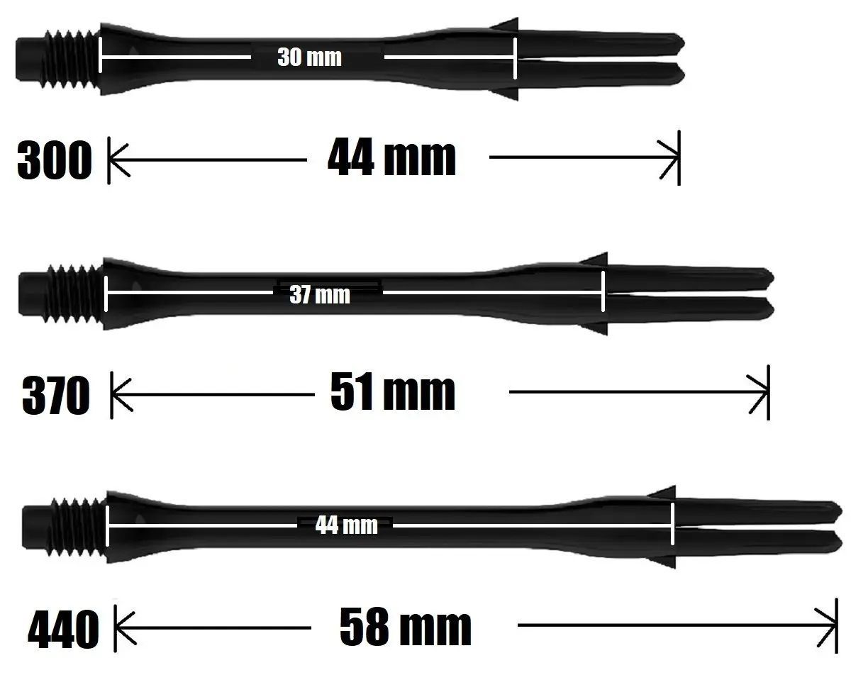 L-Style Locked Slim Shaft Neon Gelb Shafts