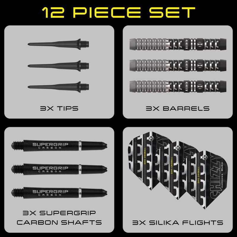 Harrows Dave Chizzy Chisnall G4 90% Softdarts 18/20 Gramm Softdarts