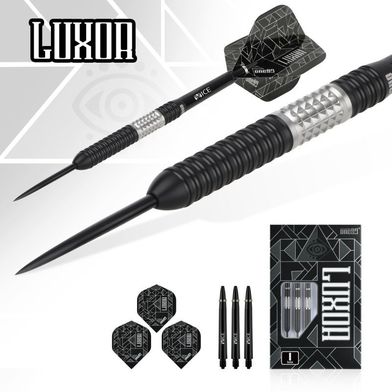 ONE80 Luxor II Iota Steeldarts 22/24/26 Gram Steeldarts