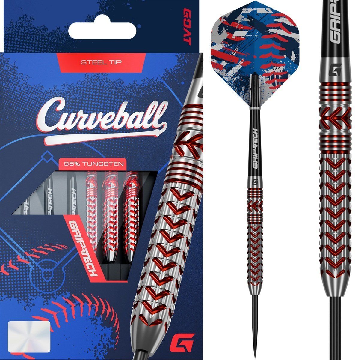 GOAT Curveball 95% Steeldarts 21/23/25 Gram Steeldarts