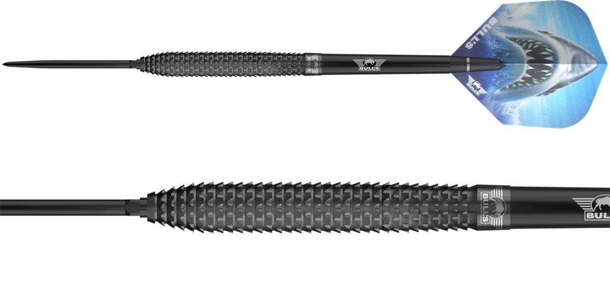 Bull´s Shark Pro Black CP 90% Steeldarts 22/23/24/25 Gramm Steeldarts