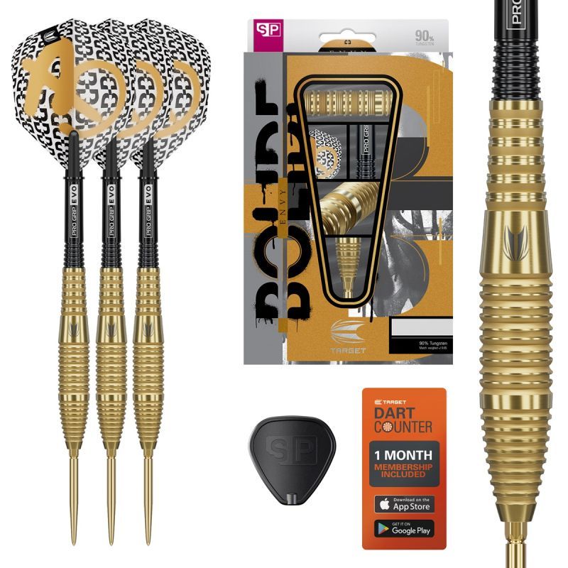 Target Bolide Envy 05 Swiss Point 90% Steeldarts 22/24/26 Gram Steeldarts