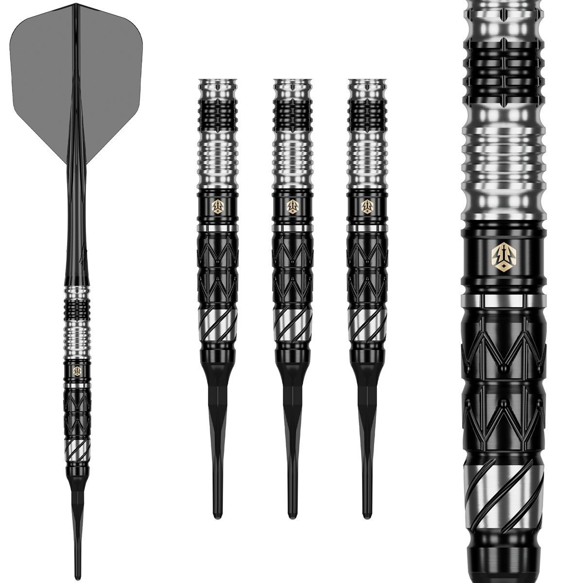Caliburn Player Obsidian Barry Wong 90% Softdarts 21 Gramm Softdarts