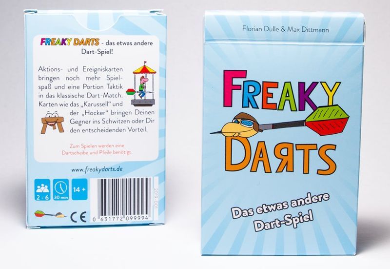 Freaky Darts Das etwas andere Dart Spiel Kartenspiel Spielkarten