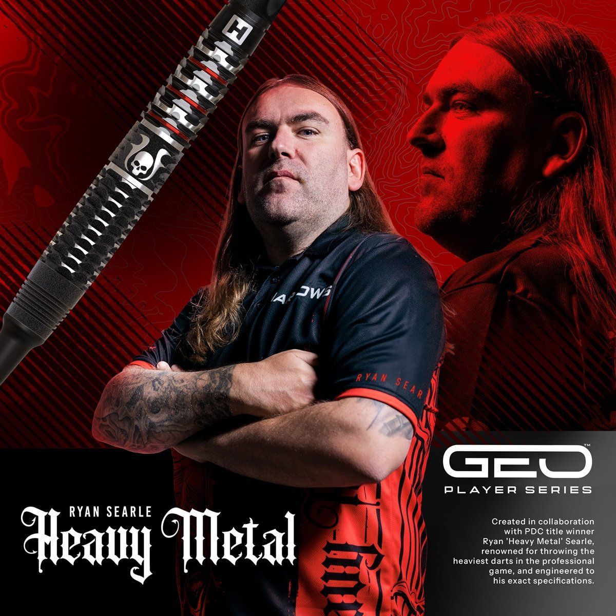 Harrows Ryan Searle GEO 90% Softdarts 20 Gram Softdarts