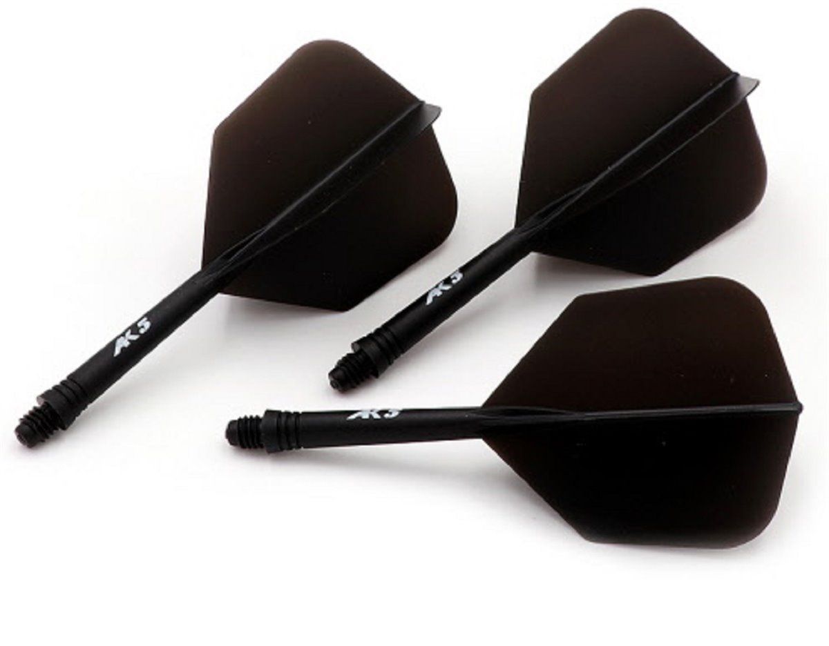 Cuesoul Dart Flight/Shaft AK5 Black Big Wing Flights