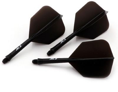 Cuesoul Dart Flight/Shaft AK5 Black Big Wing Flights