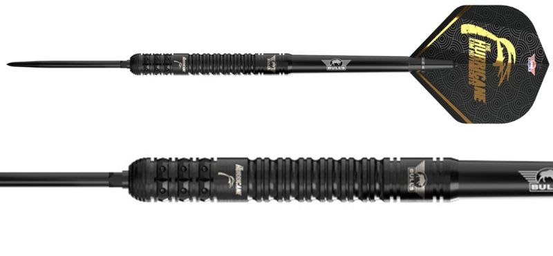 Bull´s Kim Huybrechts E2 Black 90% Steeldarts 23/25 Gramm Steeldarts