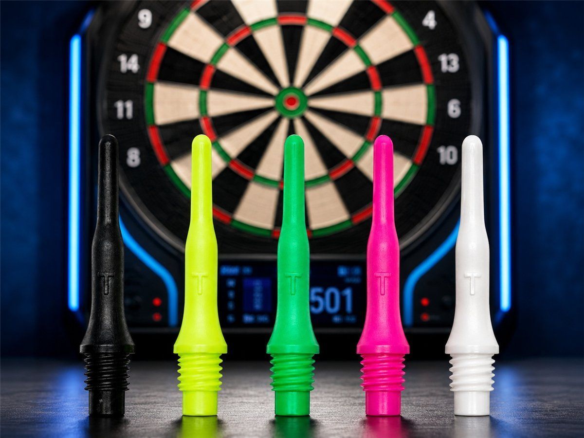 BULL'S Tefo-X Soft Tips 2BA – extra starke Dartspitzen 22,4 mm Soft Dart Spitzen