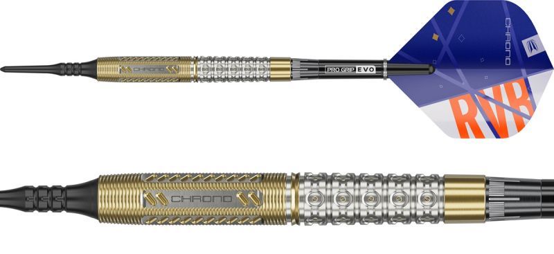 Target Raymond van Barneveld Chrono 95% Le mie freccette elettroniche Soft Tip 18/20 Grammi Softdarts