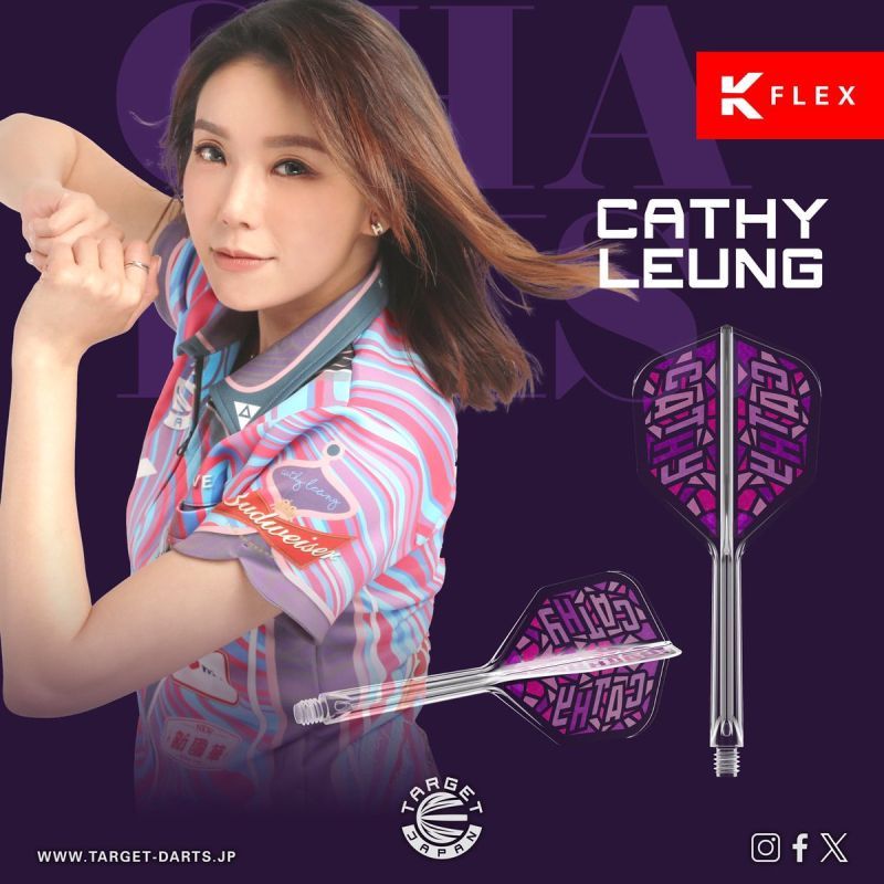 Target K-Flex Cathy Leung Shaft/Flight System Shape No6 Shafts