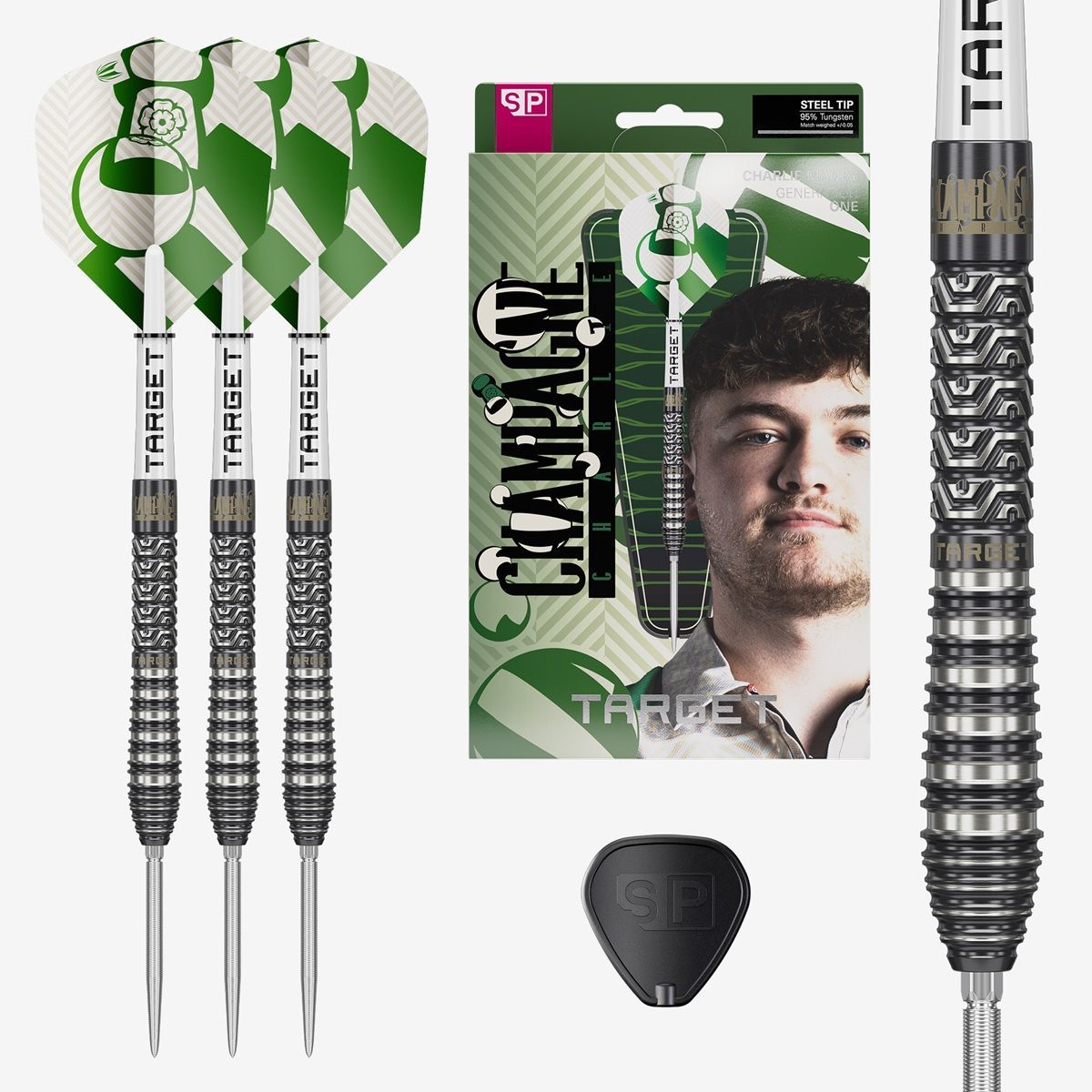 Target Charlie Manby SP 95% Steeldarts 22/23/25 Gram Steeldarts