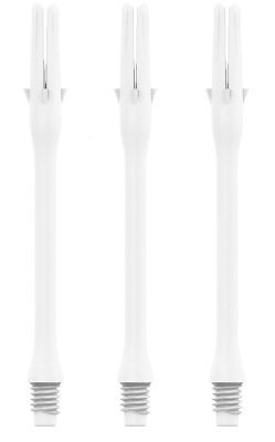 L-Style Locked Slim Shaft tige de fléchette blanc Shafts