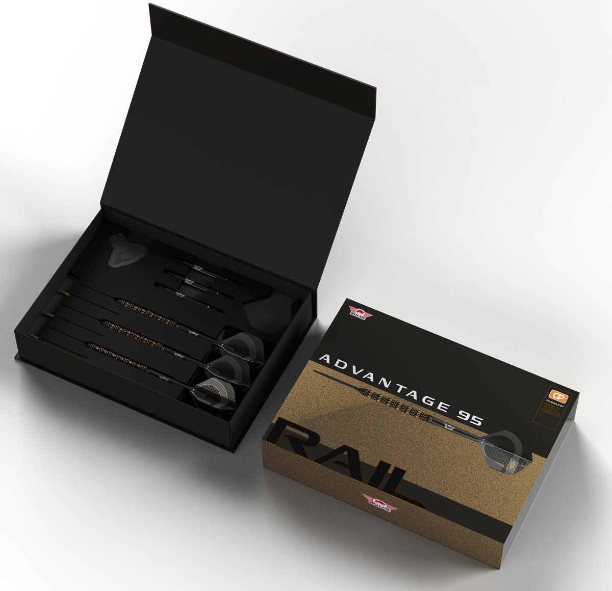 Bull´s Advantage Rail CP 95% Steeldarts 22/23/24 Gramm Steeldarts