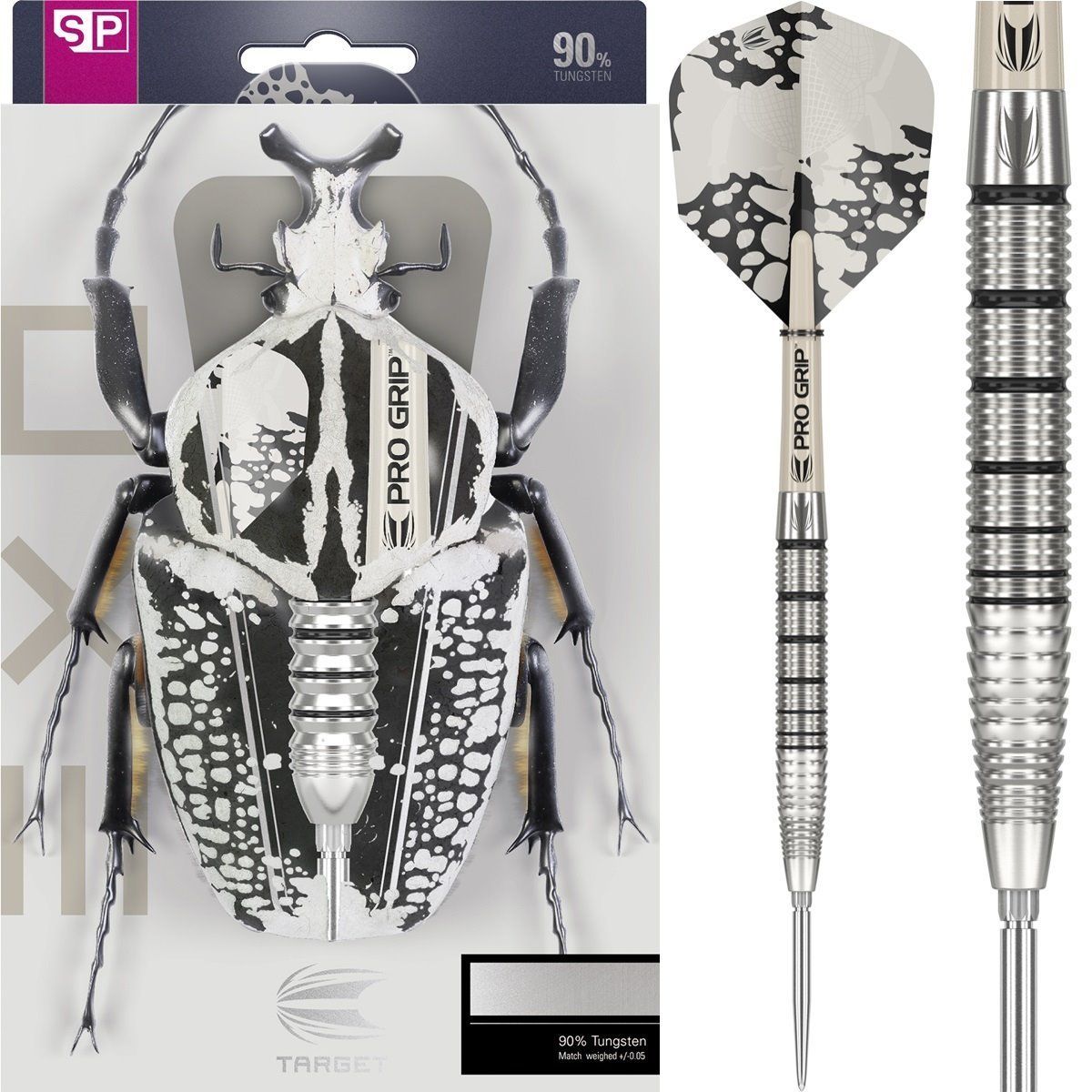 Target EXO SP02 90% SP Steeldarts 22/24 Gramm Steeldarts
