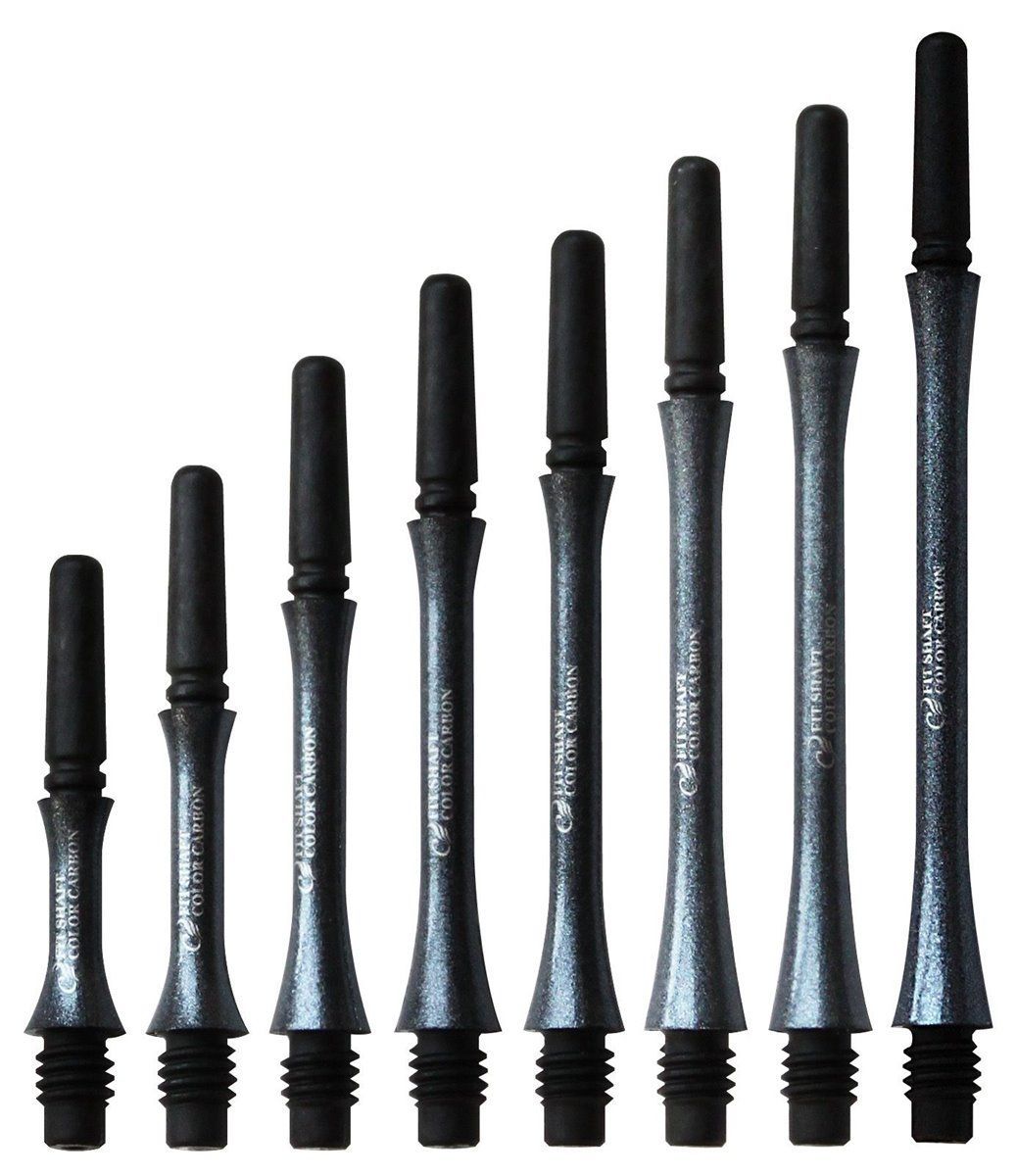 Cosmo Darts Carbon Fit Shafts Slim Pearl Black Locked Shafts