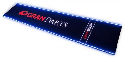 GRANBOARD LED Darts Mat 300 x 60 cm – LED Dart Mat with 360 LEDs Dart Schutzmatte