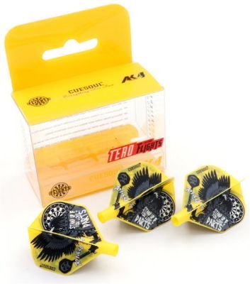 Cuesoul TERO AK4 Dart Flight Adler Gelb Standard Flights