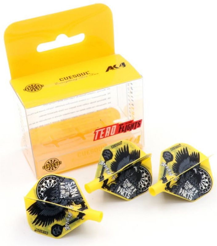 Cuesoul TERO AK4 Dart Flight Eagle Yellow Standard Flights