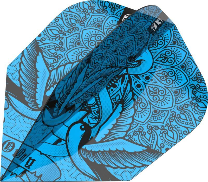 Target Vision Ultra Ink Blau Flights NO6 Shape Flights