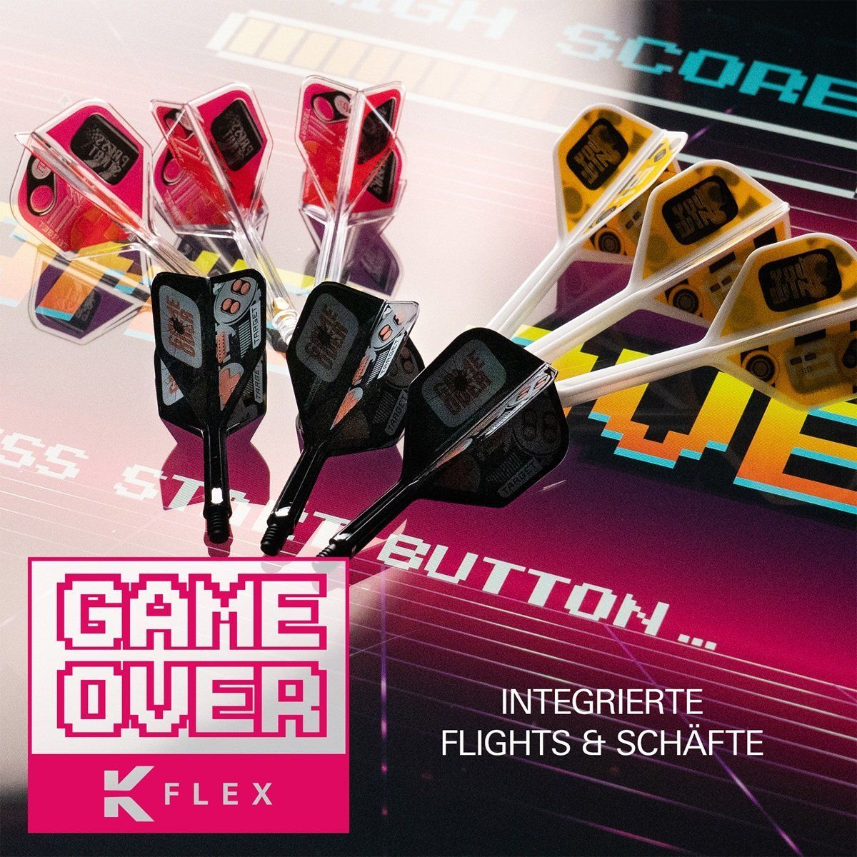 Target K-Flex Game Over Shaft/Flight System Shape No6 Shafts