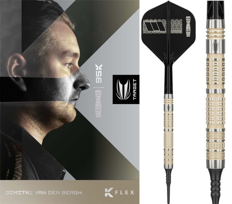 Target Dimitri van den Bergh 95K 95% Softdarts 19 Gram Softdarts