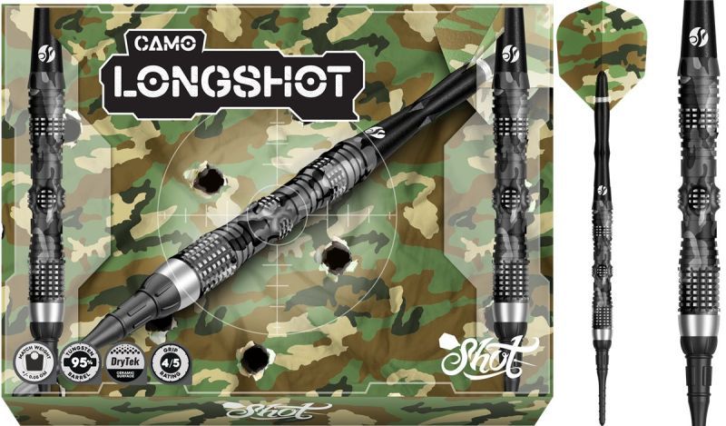 Shot! Camo Longshot 95% Softdarts 20 Gram Softdarts