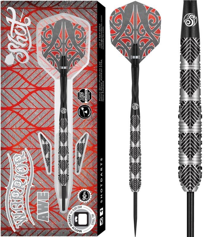 Shot Warrior Awe Steeldarts 23 Gramm Steeldarts