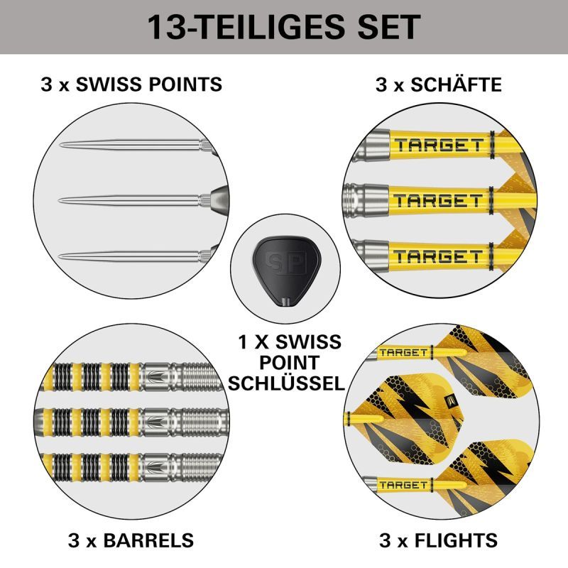 Target Buzz SP 01 90% Steeldarts 22/23/28 Gram Steeldarts
