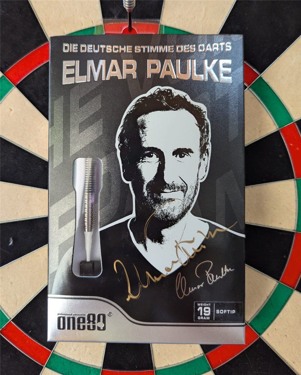 ONE80 Elmar Paulke Signature Dart Le mie freccette elettroniche Soft Tip 19g Softdarts