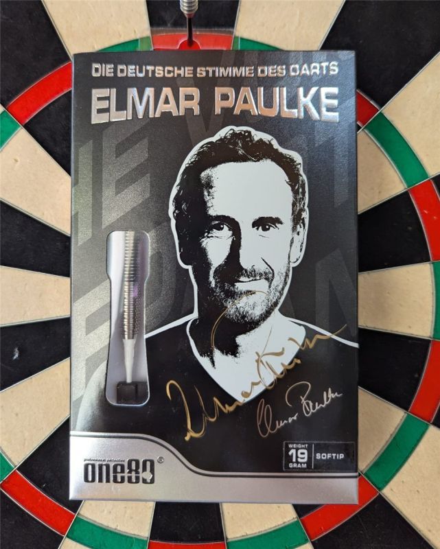 ONE80 Elmar Paulke Signature Dart Le mie freccette elettroniche Soft Tip 19g Softdarts