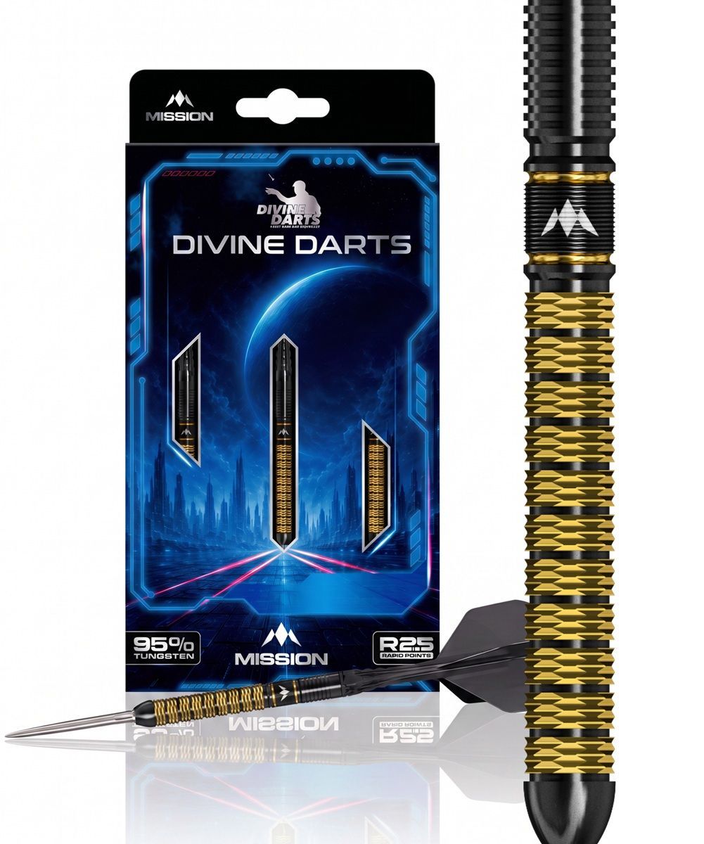 Mission Divine Darts Jake Kenyon RP 95% Steeldarts 24 Gram Steeldarts
