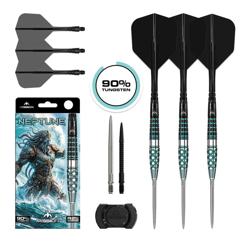 Mission Neptune RP 90% Steeldarts 21/23/25 Gram Steeldarts