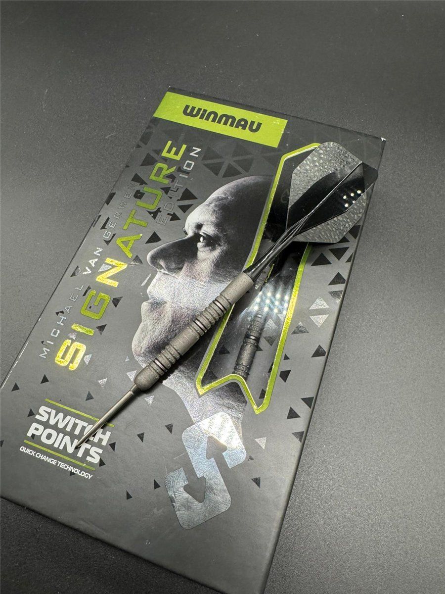 Winmau Michael van Gerwen MVG Signature Edition Switch Point 90% Steeldarts 23 Gramm Steeldarts